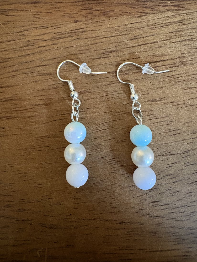 Moonlit Opal Drops โ handmade earrings by Sienna
